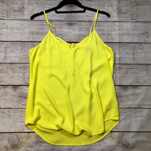 Ella Moss Tops - Yellow Ella Moss tank top
